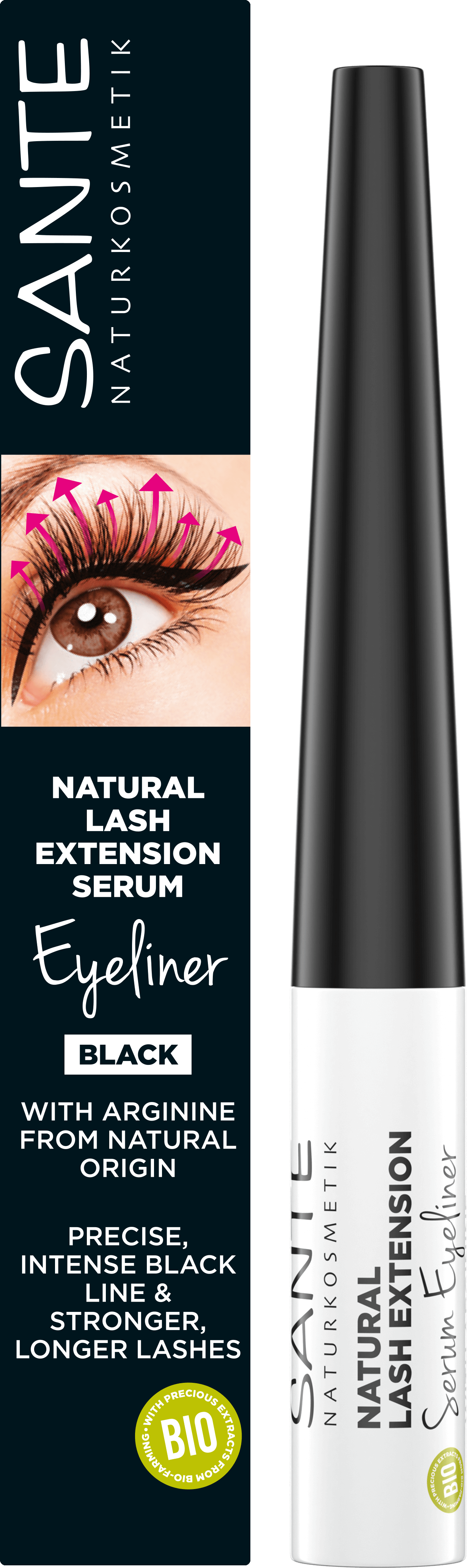 SANTE Extension Natural Naturkosmetik Lash Eyeliner Serum |