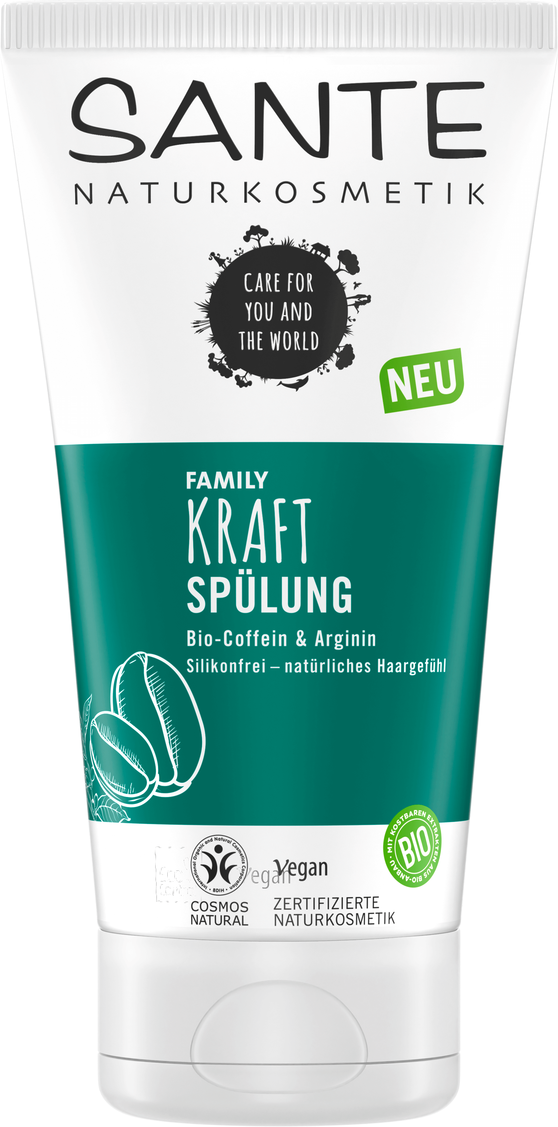 Naturkosmetik Arginin & Spülung Kraft SANTE Bio-Coffein |