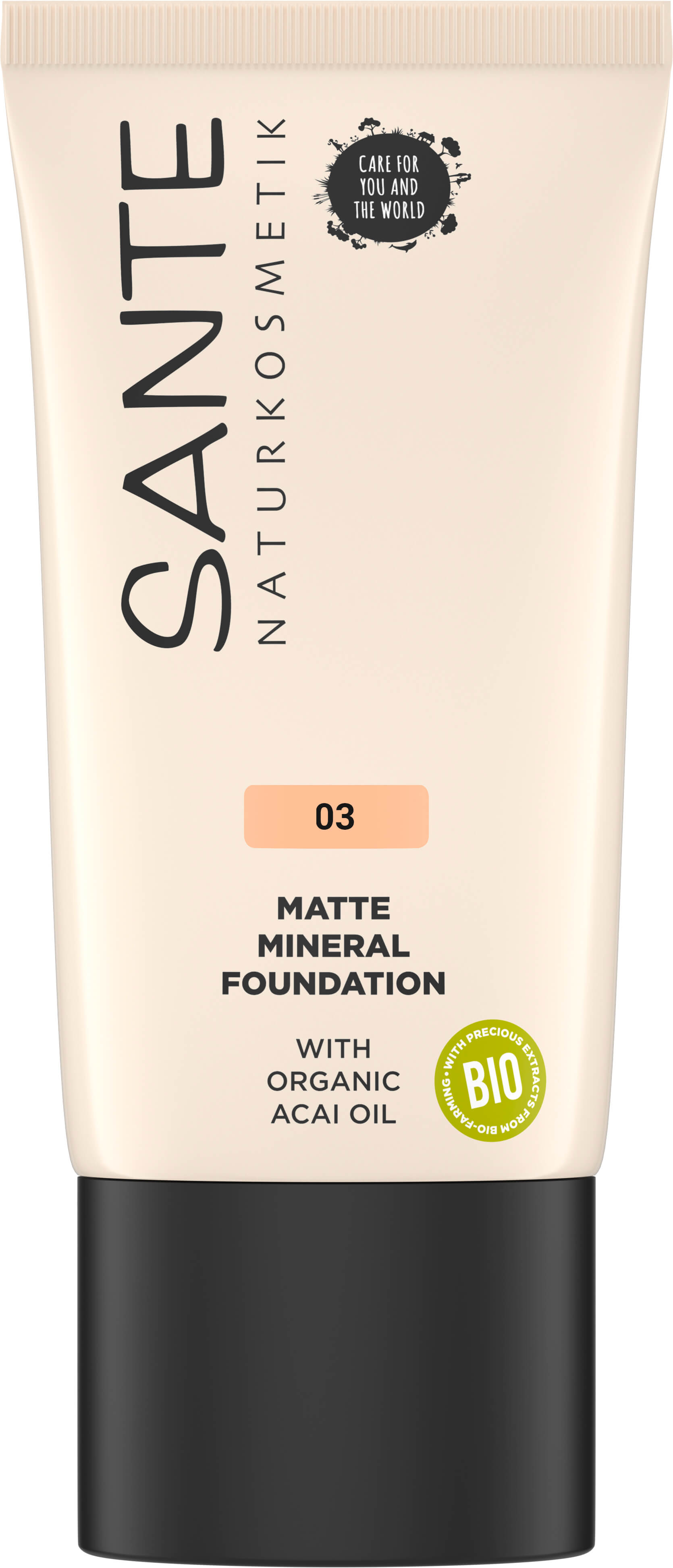 Matte Mineral Foundation 03 Neutral Beige | SANTE Natural Cosmetics