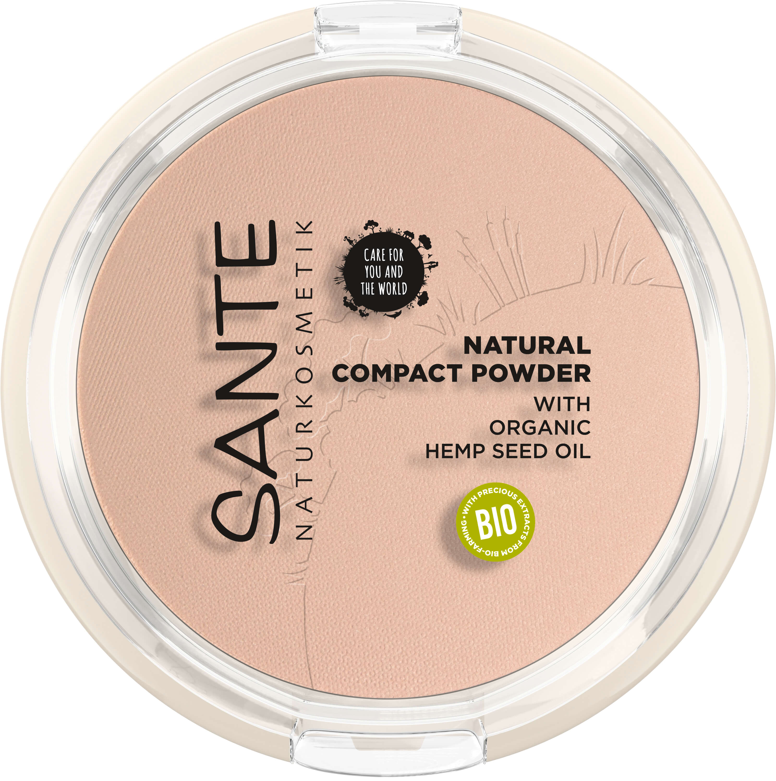 Natural Compact Powder 01 Cool Ivory | SANTE Natural Cosmetics