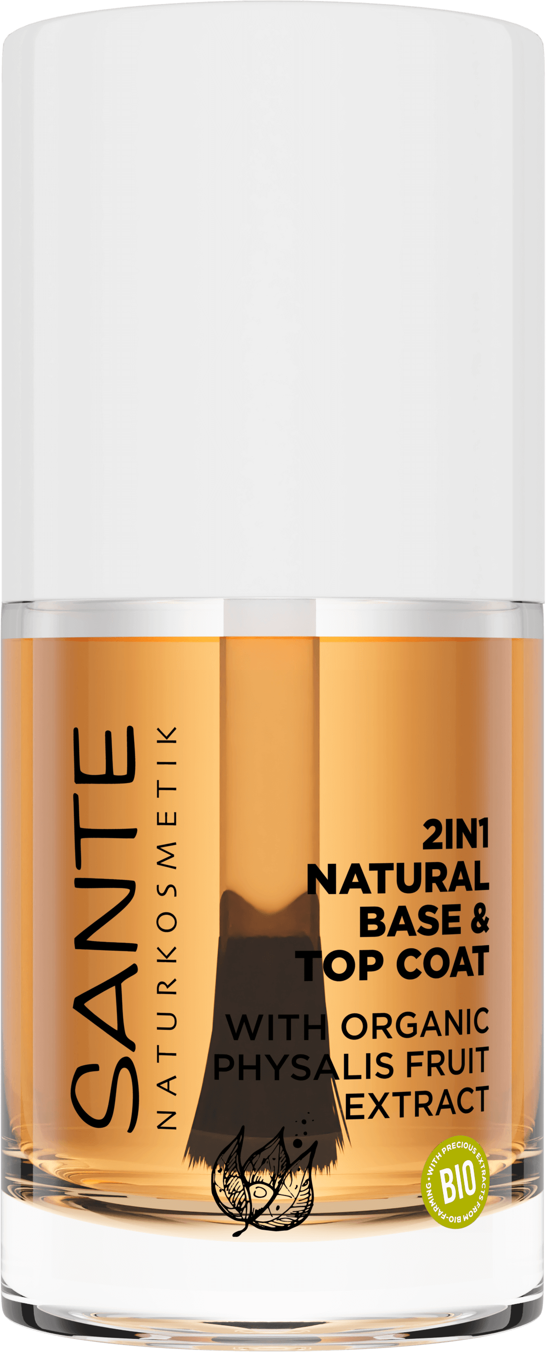 2in1 Natural Base & Top Coat | SANTE Naturkosmetik | Nagelüberlacke