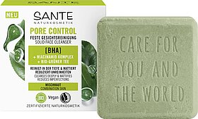 Pore Control Feste Gesichtsreinigung mit BHA, Niacinamid Effekt & Bio-Grüner Tee