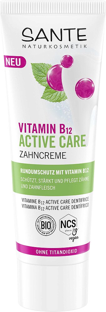 ACTIVE CARE Vitamin B12 Zahncreme, 75ml