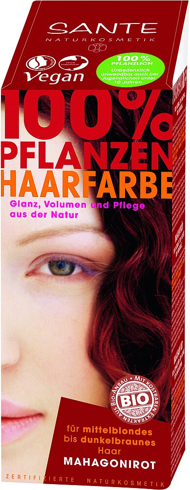 Natural Plant Hair Colour- mahagony red