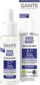 Overnight Revitalizer Serum mit Bio-Olive, Hyaluron & Bio-Aloe Vera