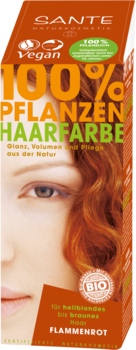 Pflanzenhaarfarbe - flammenrot