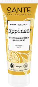 HAPPINESS Aroma Duschgel Bio-Orange, 200ml