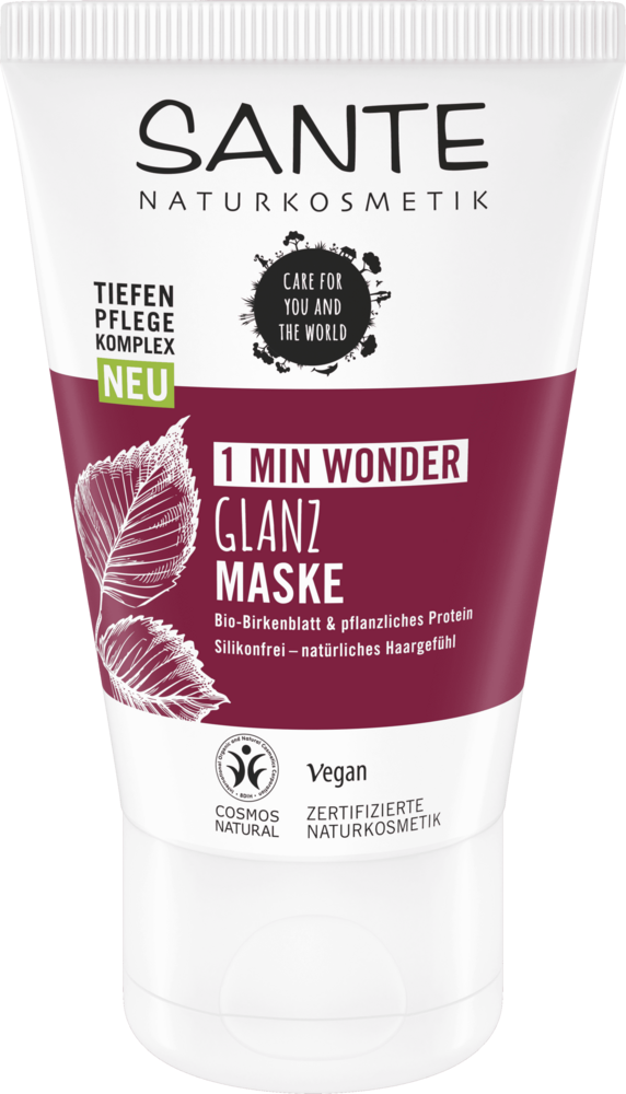 1 Min Wonder Glanz Maske Bio-Birkenblatt & pflanzliches Protein