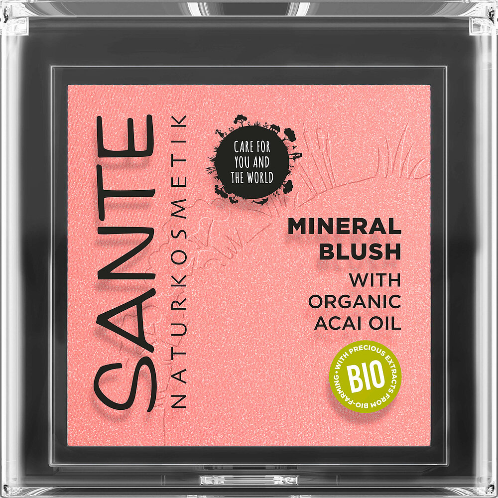 Mellow Peach Mineral Blush SANTE | 01 Naturkosmetik
