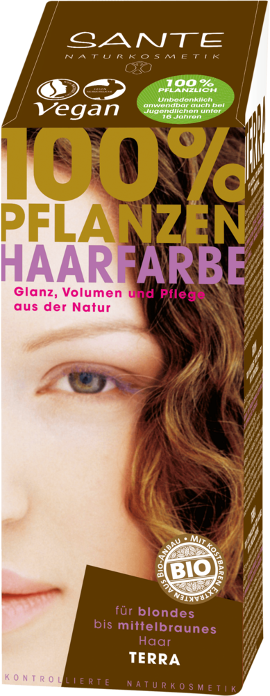 | - Pflanzenhaarfarbe terra Naturkosmetik SANTE