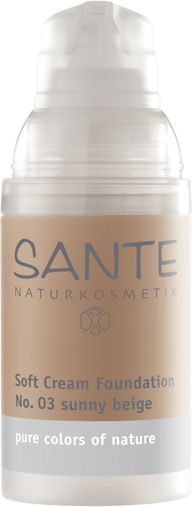 03 >> Soft Cream Foundation Sunny Beige No 03 Sante Natural Cosmetics 03 >> Soft Cream Foundation Sunny Beige No 03 Sante Natural Cosmetics