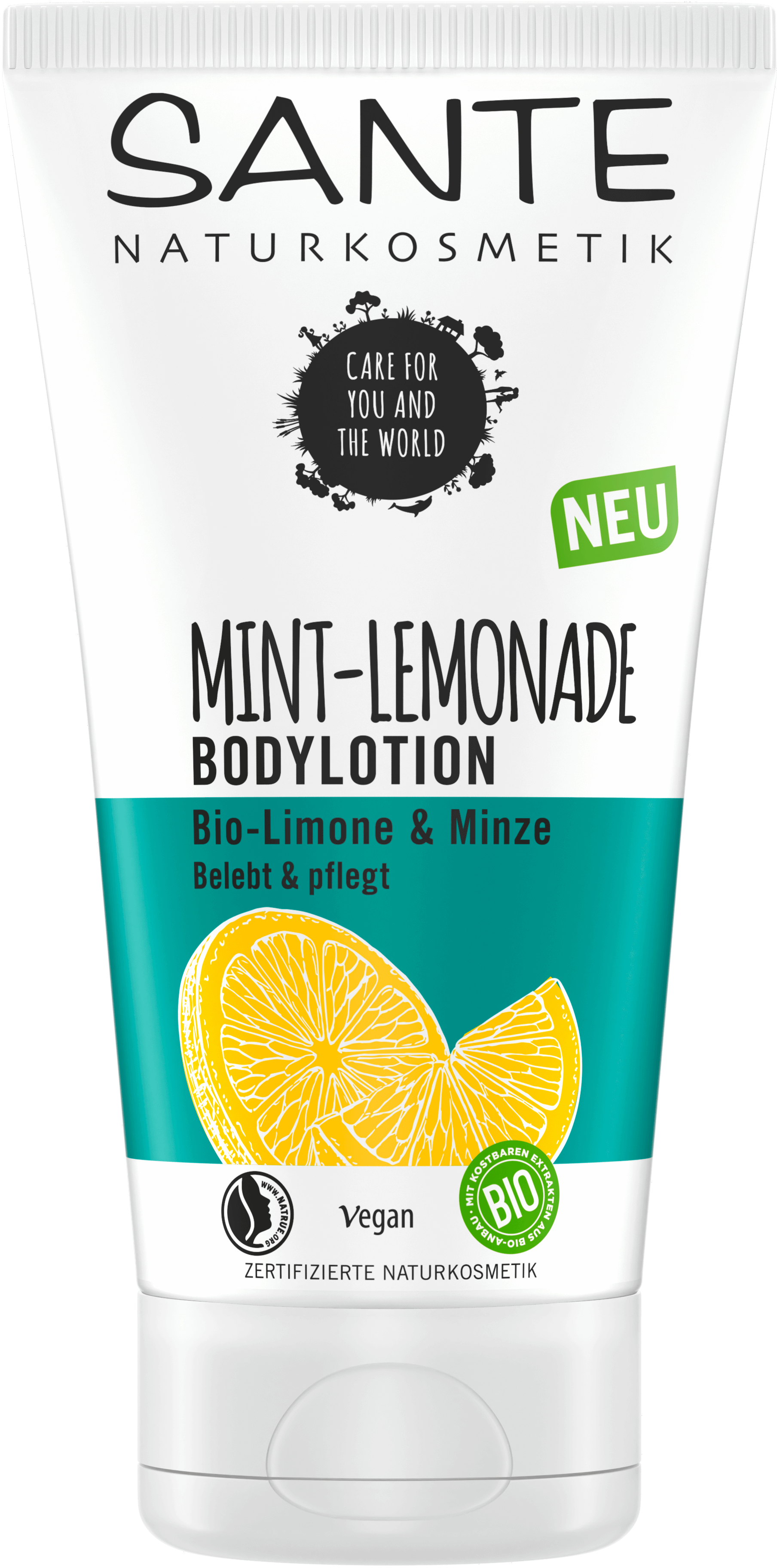 MINT LEMOANDE Bodylotion SANTE Natural Cosmetics