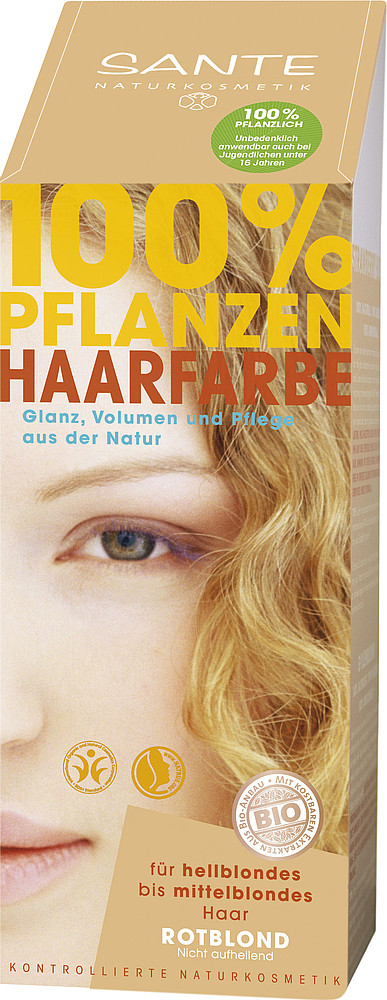 Natural Plant Hair Color - strawberry blond